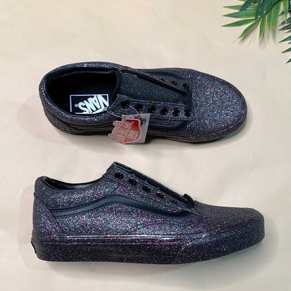 glitter vans size 5.5